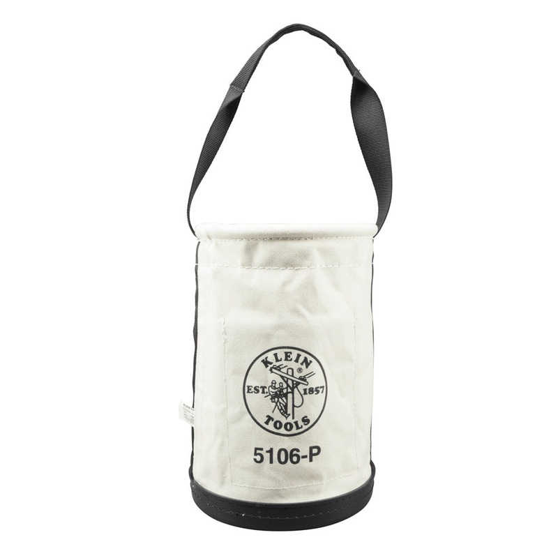 Klein Tools 5106P Straight-Wall Bucket Inside Pockets