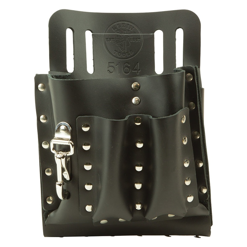 Klein Tools 5164 8-Pocket Tool Pouch Slotted