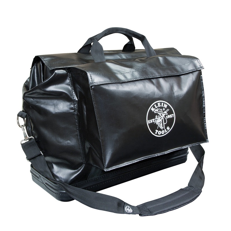 Klein tools 5182BLA Large Equipment Bag, Black Vinyl