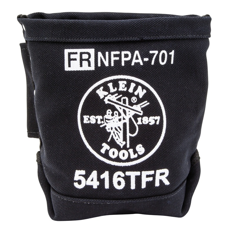 Klein Tools 5416TFR Flame-Resistant Canvas Bolt Bag