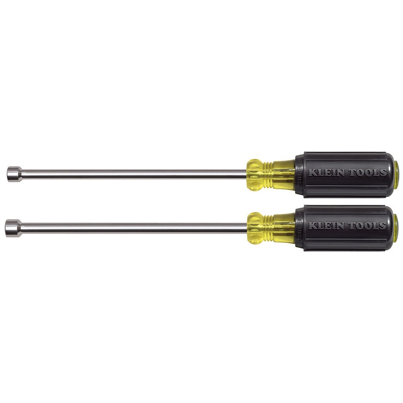 Klein Tools 646M Magnetic Nut Driver Set, 6-Inch Shafts, 2-Piece