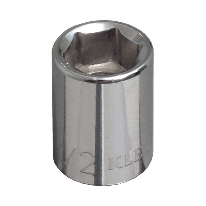 Klein Tools 65701 7/16-Inch Standard 6-Point Socket, 3/8-Inch Drive