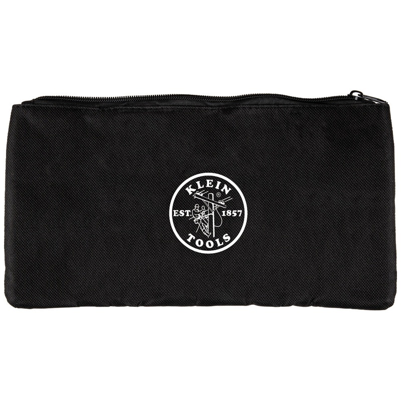 Klein Tools VDV770-500 Zipper Pouch for Tone and Probe PRO Kit, Black Nylon