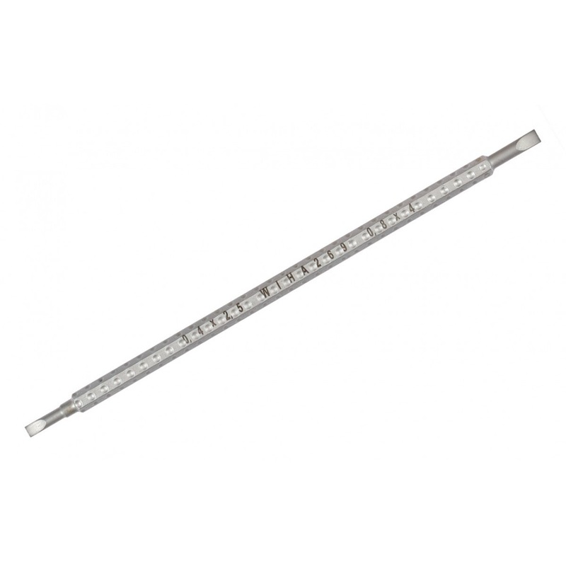 Wiha 26959 System 4 Slotted Drive-Loc Blade 2.0 x 3.5