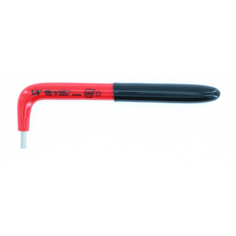 Wiha Tools 13663 Insulated Inch Hex L - Key, 1/8 Inch x 4.1 Inch