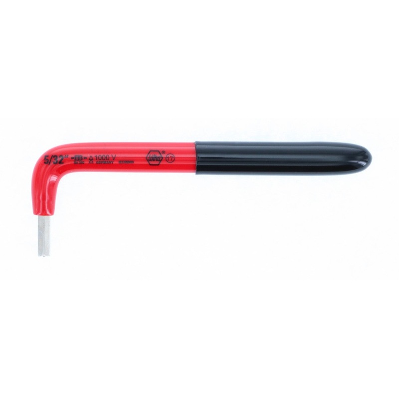 Wiha Tools 13665 Insulated Inch Hex L - Key, 5/32" x 4.1"