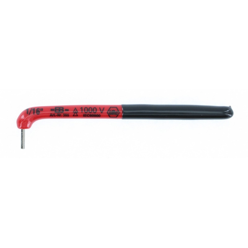 Wiha Tools 13670 Insulated Inch Hex L - Key, 1/16 Inch x 3.1 Inch