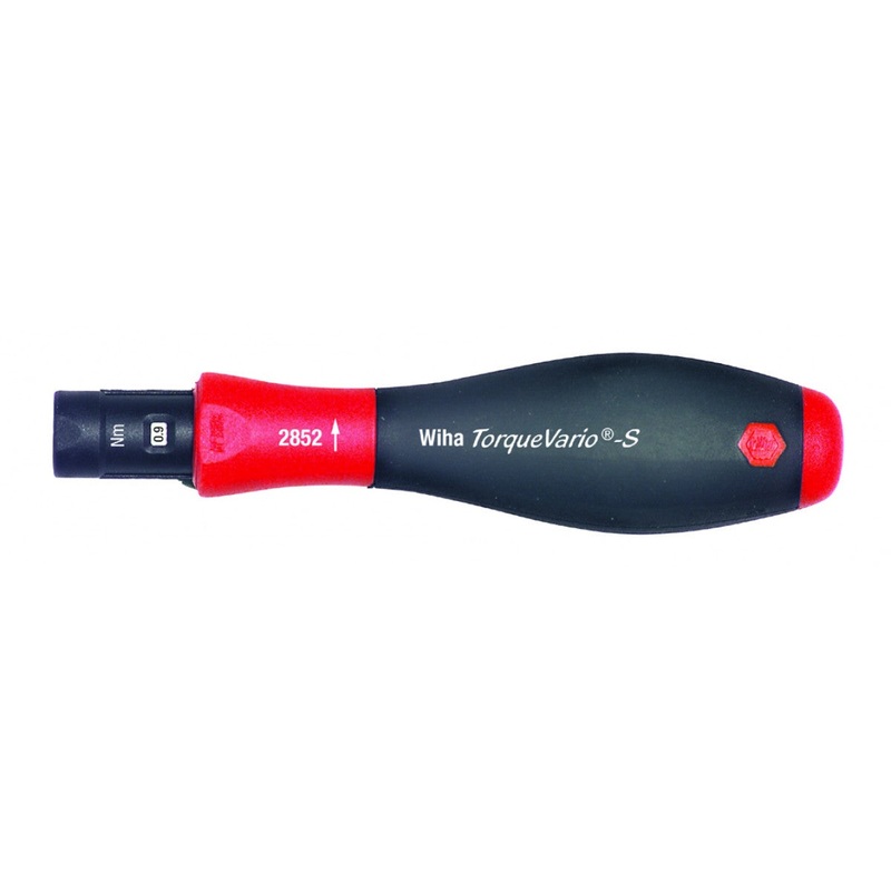 Wiha Tools 28411 Adjustable TorqueVario, 5 - 10 In/Ibs & 1/4" Bit Adapter