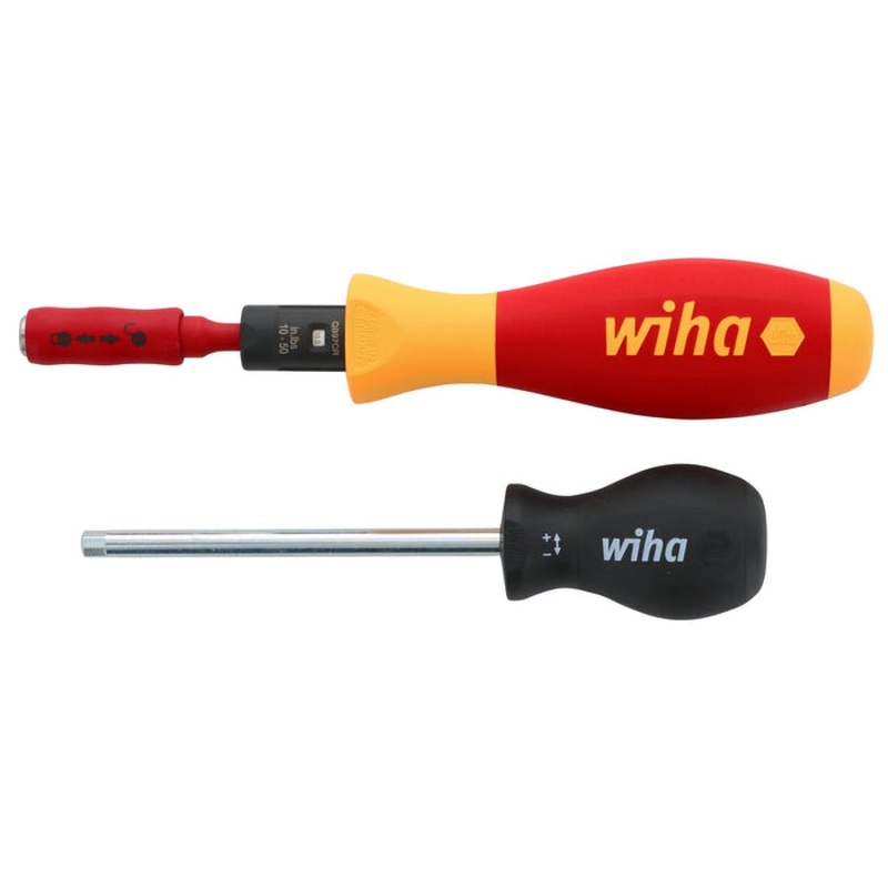 Wiha Tools 28751 Insulated TorqueVario-S Handle 10-50 In/lbs With SlimLine Blade Holder