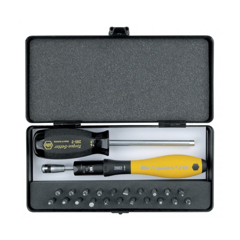 Wiha Tools 28890 TorqueVario-S ESD Safe Micro-Bit Set