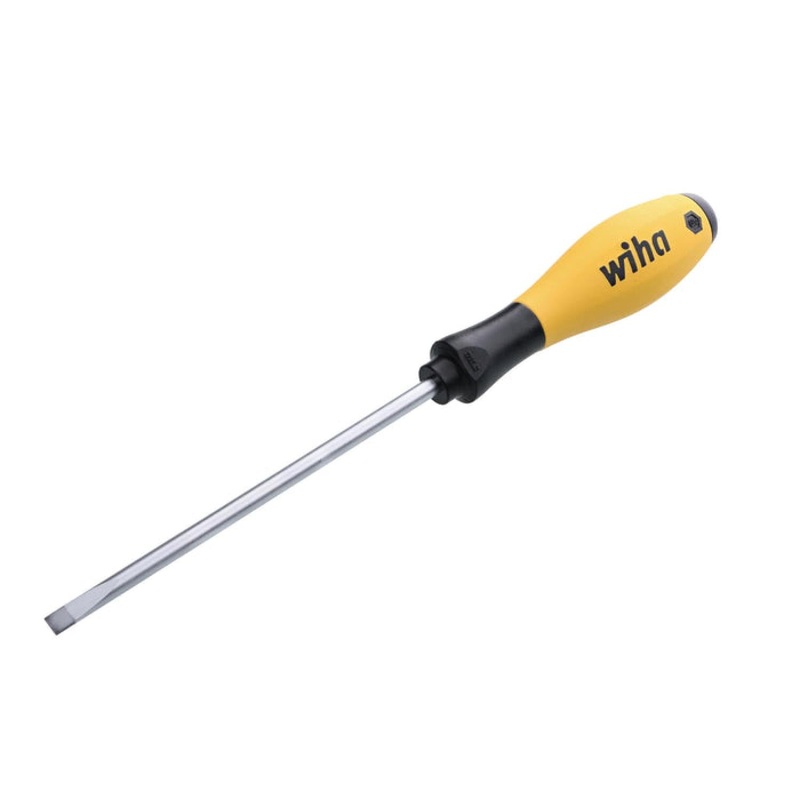 Wiha Tools 30246 ESD SoftFinish Slotted Screwdriver, 5.5 mm x 125 mm