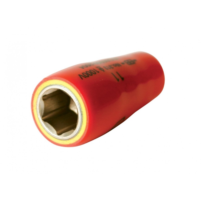 Wiha Tools 31344 Insulated Socket, 1/4" Drive, 1/2"