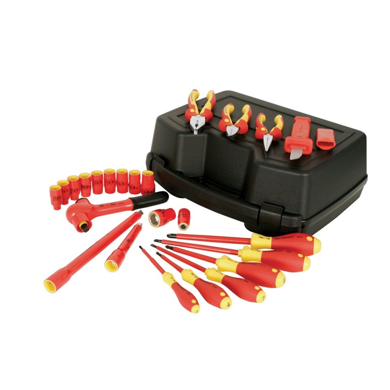 Wiha Tools 31592 3/8 inch Drive, Insulated Socket Set