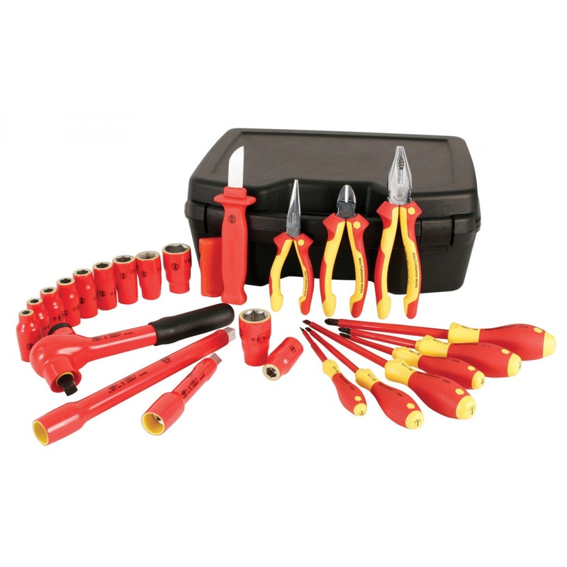Wiha Tools 31790 Insulated Tool Set, 24 Pieces